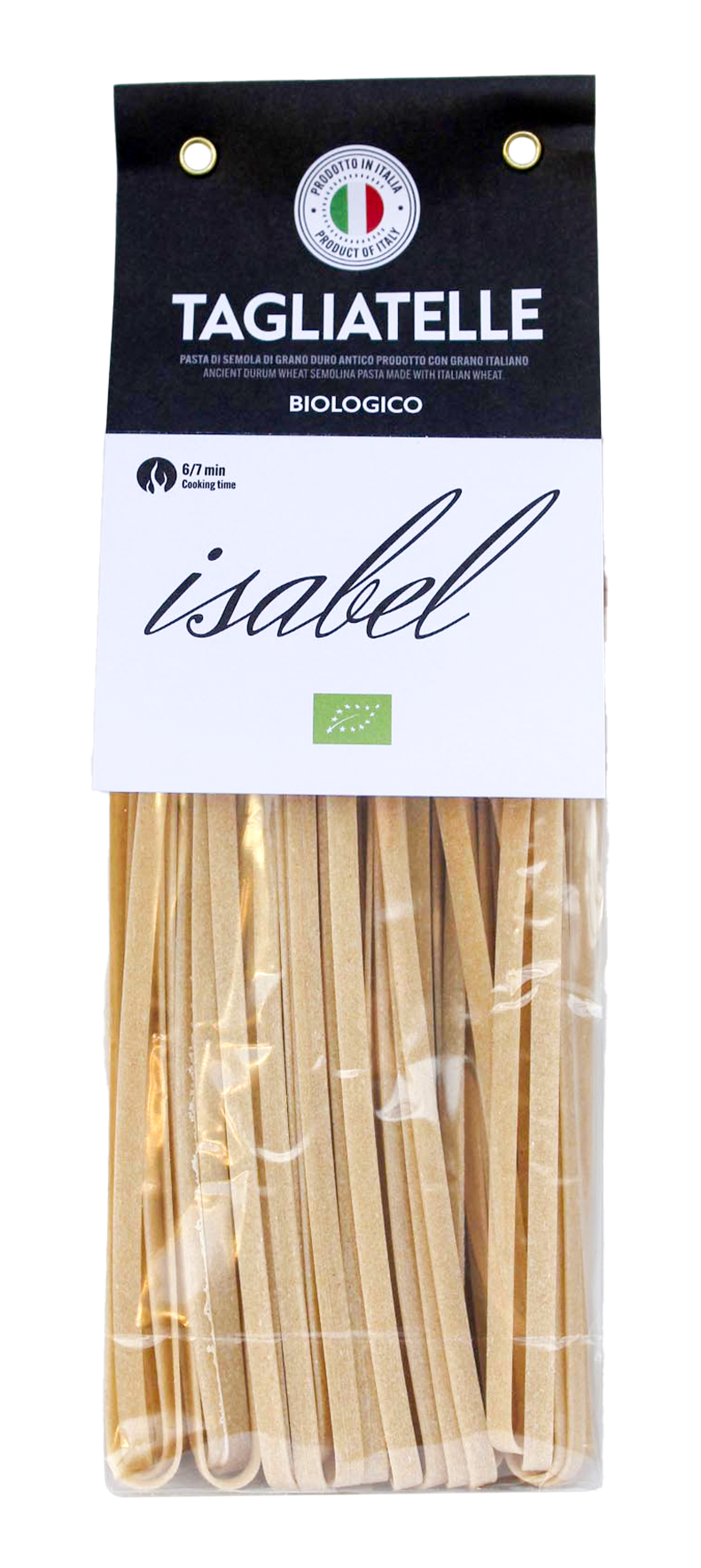 Tagliatelle Bio - plastic packaging